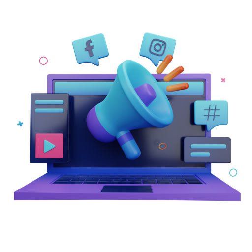 Logo de blog sobre marketing digital y redes sociales